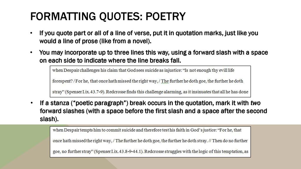 Citing online poetry mla